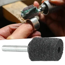 Rotary Tools Grinding Head 20-50mm 20/25/30/40/50mm 6mm Shank For Drill Grinder Gray Polishing Wheel Workshop Equipment