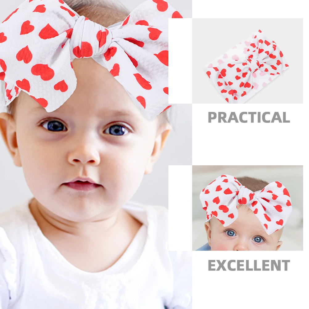 

3 Pcs Wide Headbands Fabric Baby Girl Toddler Newborn Soft Bow Headband Hair Bands Easy Clean Durable Infant Accessories