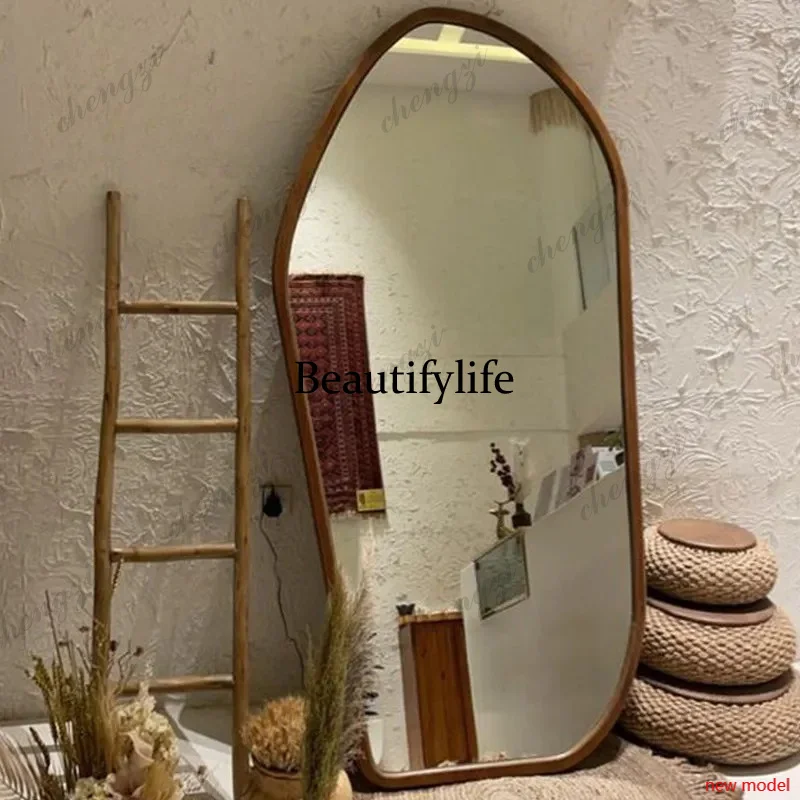 Big Luxury Decorative Mirrors Living Room Nordic Irregular Design Mirrors Full Body Standing Espejos Decorativos Home Decoration