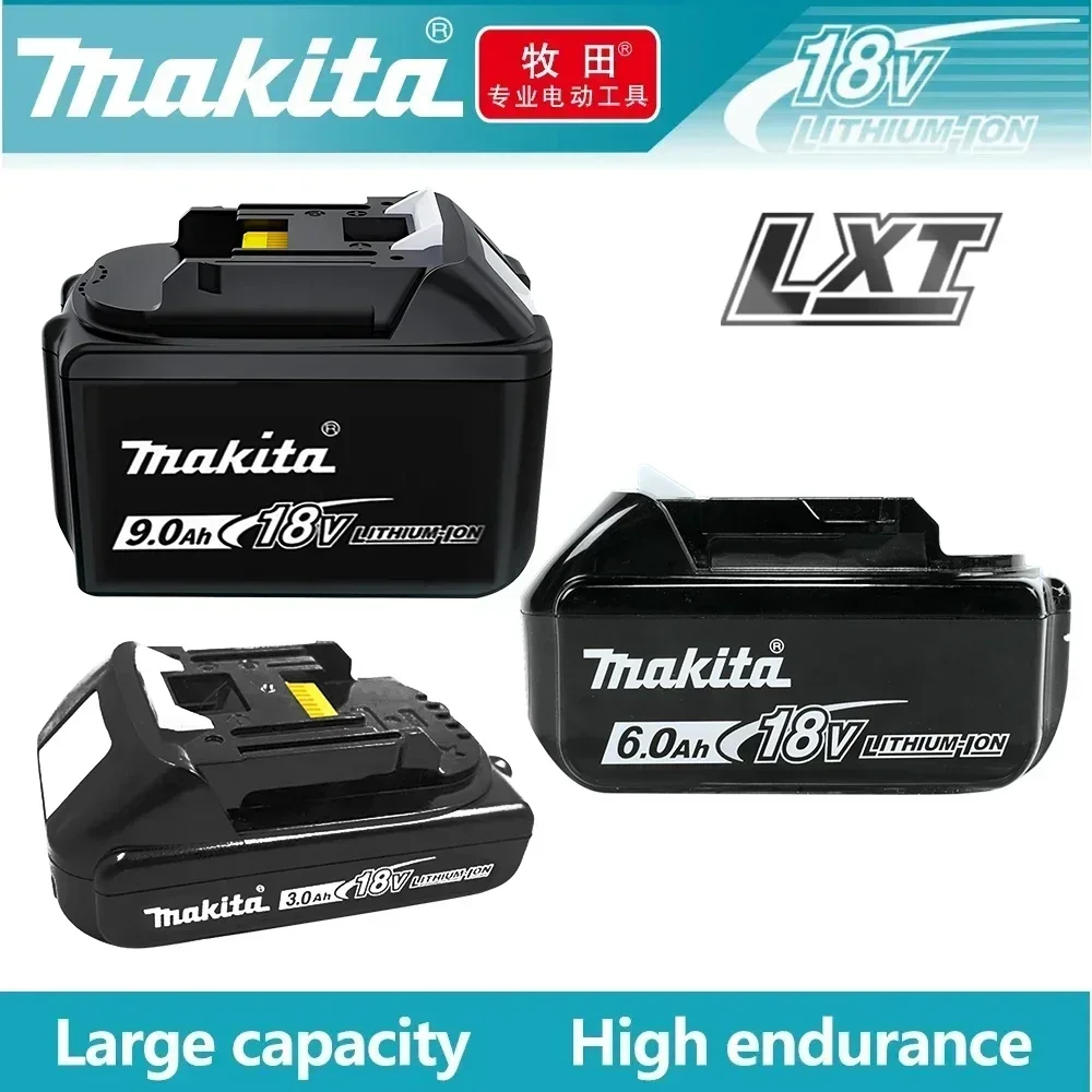 

NEW Makita 18V 9Ah Battery 6Ah Li-ion Replacement LXT BL1860B BL1860 BL1850 BL1830 DHP482RFX9 BL1815 LXT400 for Cordless Drills