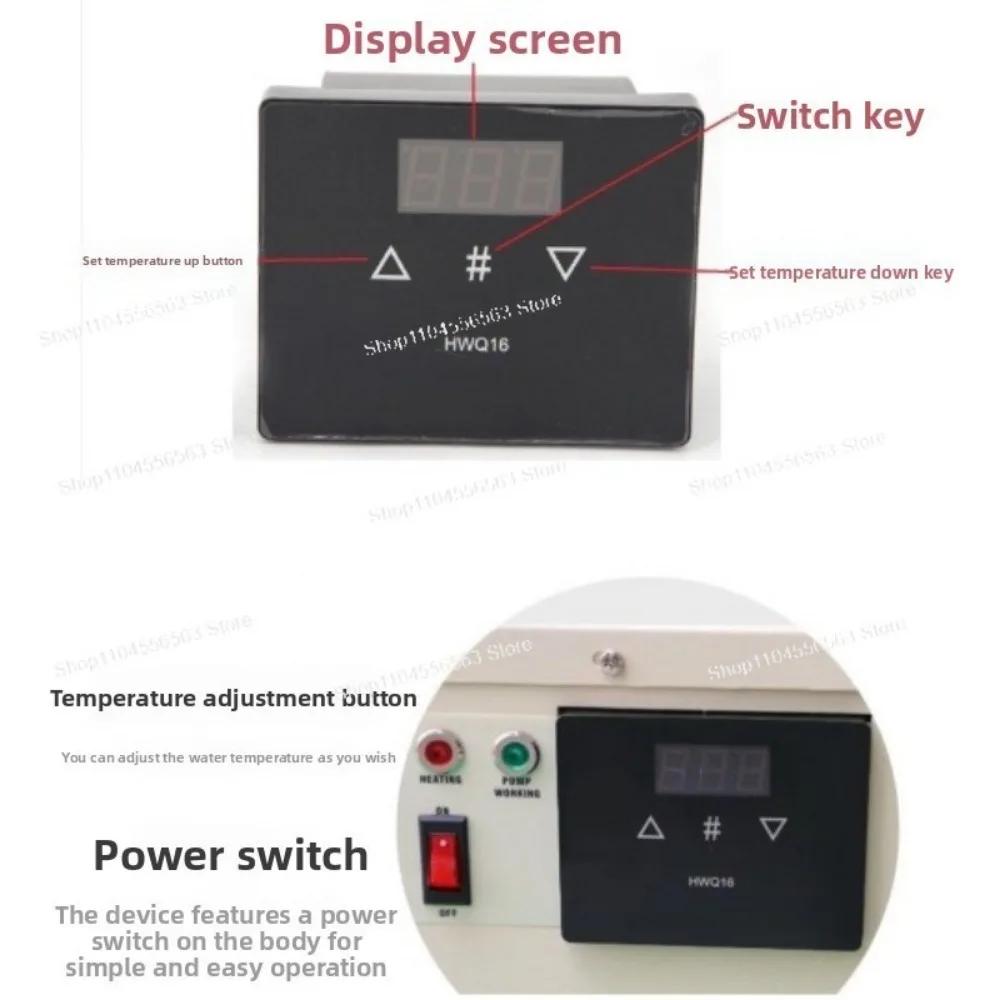 2KW 220V Electric Pool Heater - Thermostat for Swimming Pools, SPA Baths & Hot Tubs
