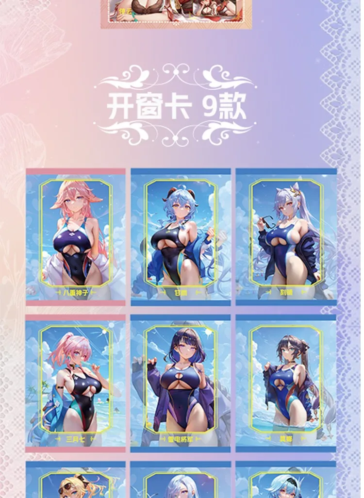 New Waifu Stunning Girl Goddess Story Cards Anime Girls Swimsuit Bikini Feast Booster Box Children Game Toys And Hobbies Gift