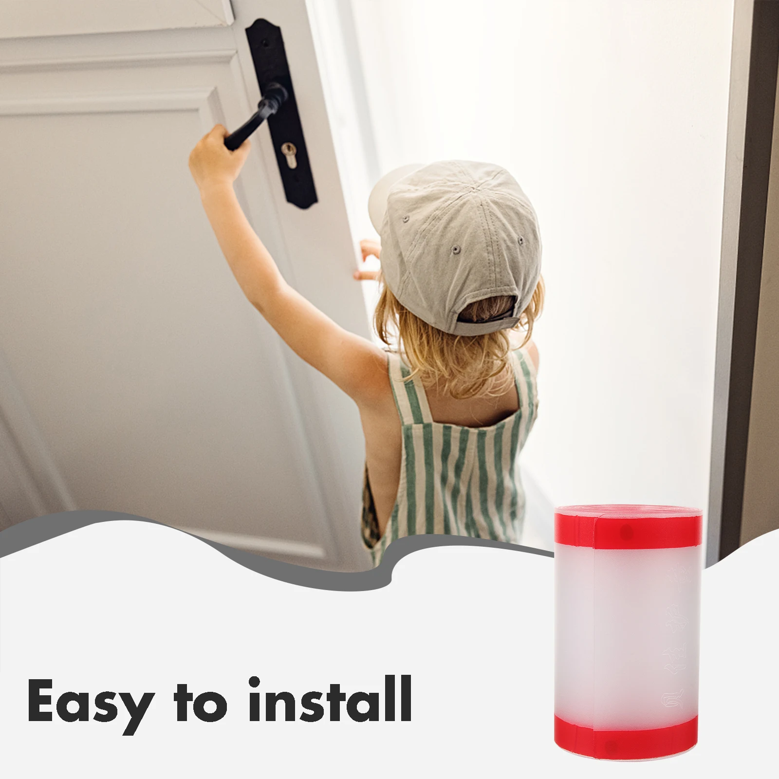 

Door Seam Protection Strip Finger Guard Protector Kids Baby Proofing Plastic Door Frame Pinch Guard Toddler Stopper