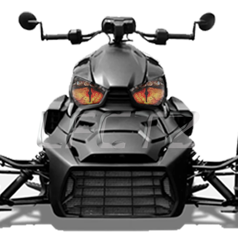 Fit for Can-Am Canam Ryker 2019 2020 2021 2022 2023 Motorcycle Headlight Stickers Accessories Head Light Protective Decals