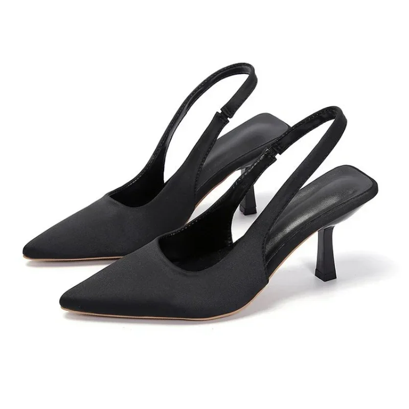 

2025 New Sexy Women High Heels Luxury Pointed Toe Women's Pumps Fashion Shallow Sandals Stiletto Heels Women Party Wedding Shoes