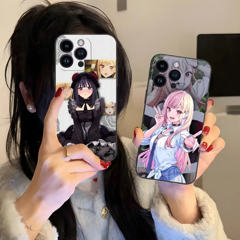 

Anime Marin Kitagawa Phone Case for iPhone 17 16 15 14 13 12 11 X XR XS 8 7 Air Pro Max Plus Mini Soft TPU Shockproof Cover