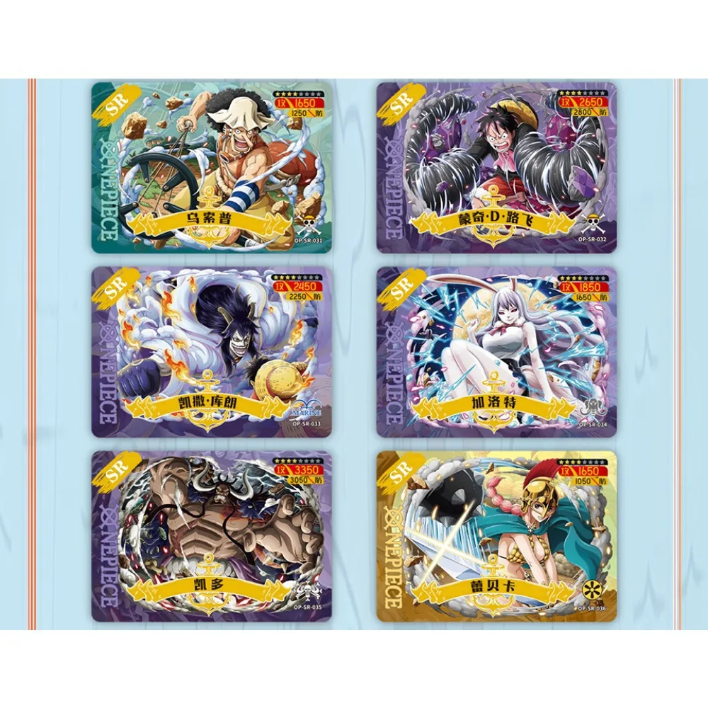 Wholesale ONE PIECE Card for Children Monkey D.Luffy Franky Authentic Adventure Anime Limited Game Collection Card Table Gifts