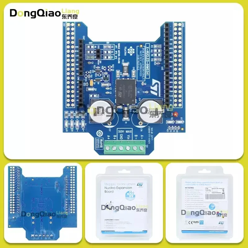 

Off-the-shelf X-NUCLEO-IHM03A1 High power stepper motor driver expansion board powerSTEP01