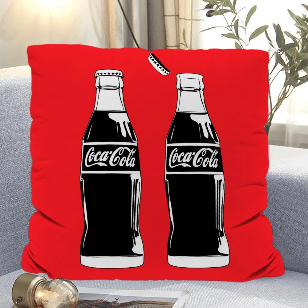 Coca Cola Decorative Cushion Covers for Decorative Cushions Home Cushion Cover 40*40 Sleeping Pillows Pillow Sofa 45x45 50x50