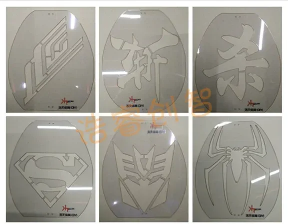 Badminton racket LOGO board, tennis racket, marker board, template, customization (machine made)