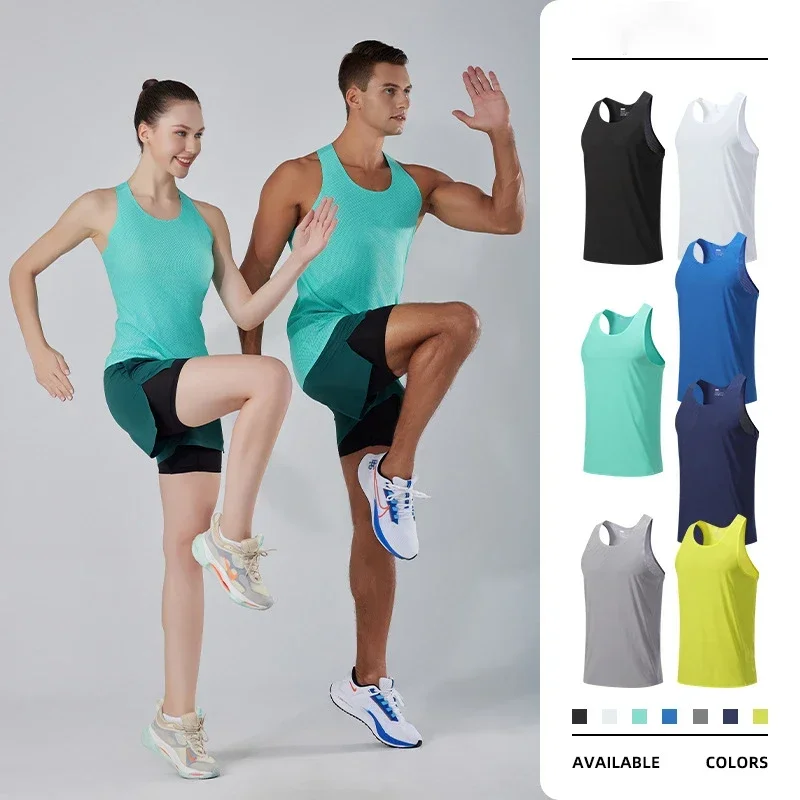 New Quick-Dry Training Women Fitness Sports Gym Racer Back Running Vest Jogging Yoga Tank Top Female Yoga Shirts Workout Wear