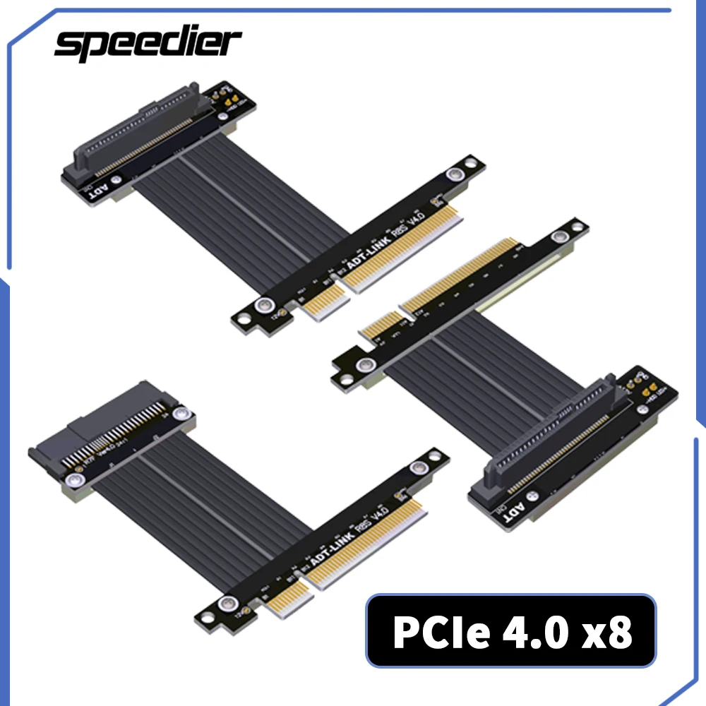 

Кабель-переходник U.2 с интерфейсом PCI-E 4,0 X8 на U.2 для телефона, кабель-удлинитель данных NVMe PCIe R87 ADT