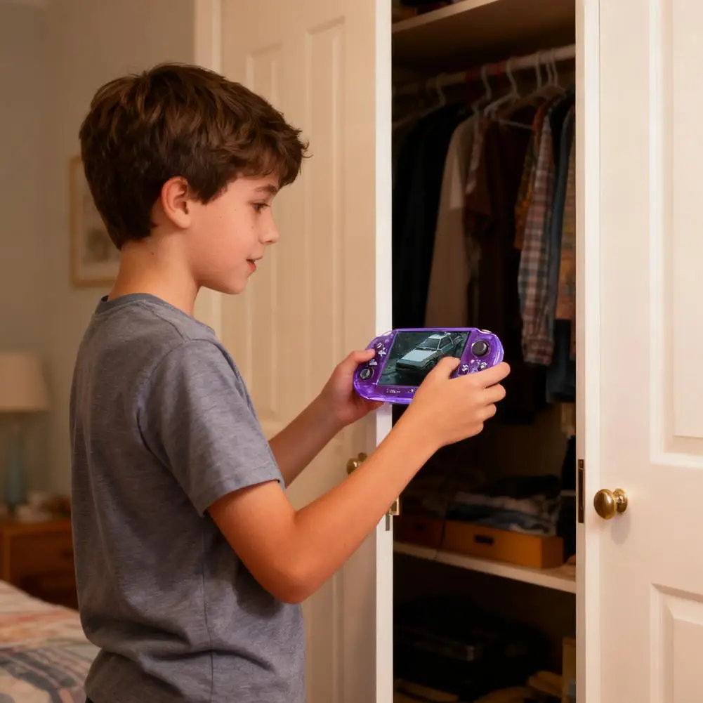 وحدة تحكم ألعاب محمولة ريترو، 64 جيجا، شاشة لمس 4.5 بوصة مع معالج لينكس المحمول 1080 بكسل 3000+ Gamin Z1K9 #2