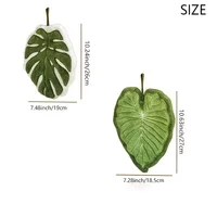 Creative Leaf-Shaped Bathroom Towel | Hangable, Absorbent Microfiber Towel for Bathroom, Dining, Kitchen 6