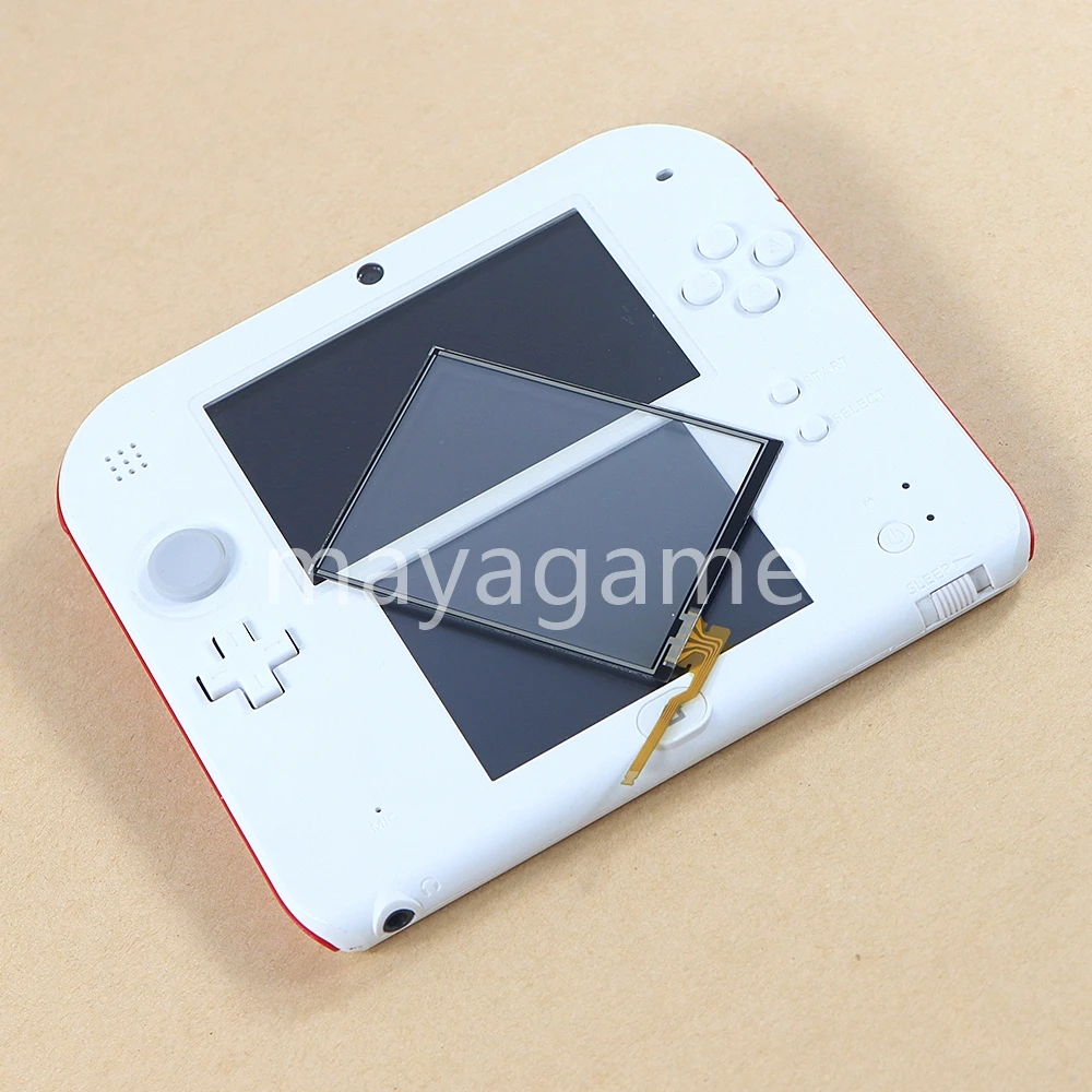 20 peças para unidade de peça de reparo de digitalizador de tela de toque inferior 2DS