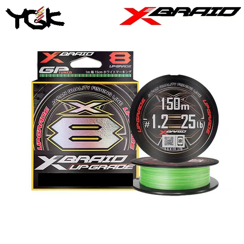 100%Original YGK X-BRAID UPGRADE X8 Fishing Line 8 strands Super QUAILTY 14LB 16LB 40LB 60LB 150M/200M Japan SEA Fishing PE Line