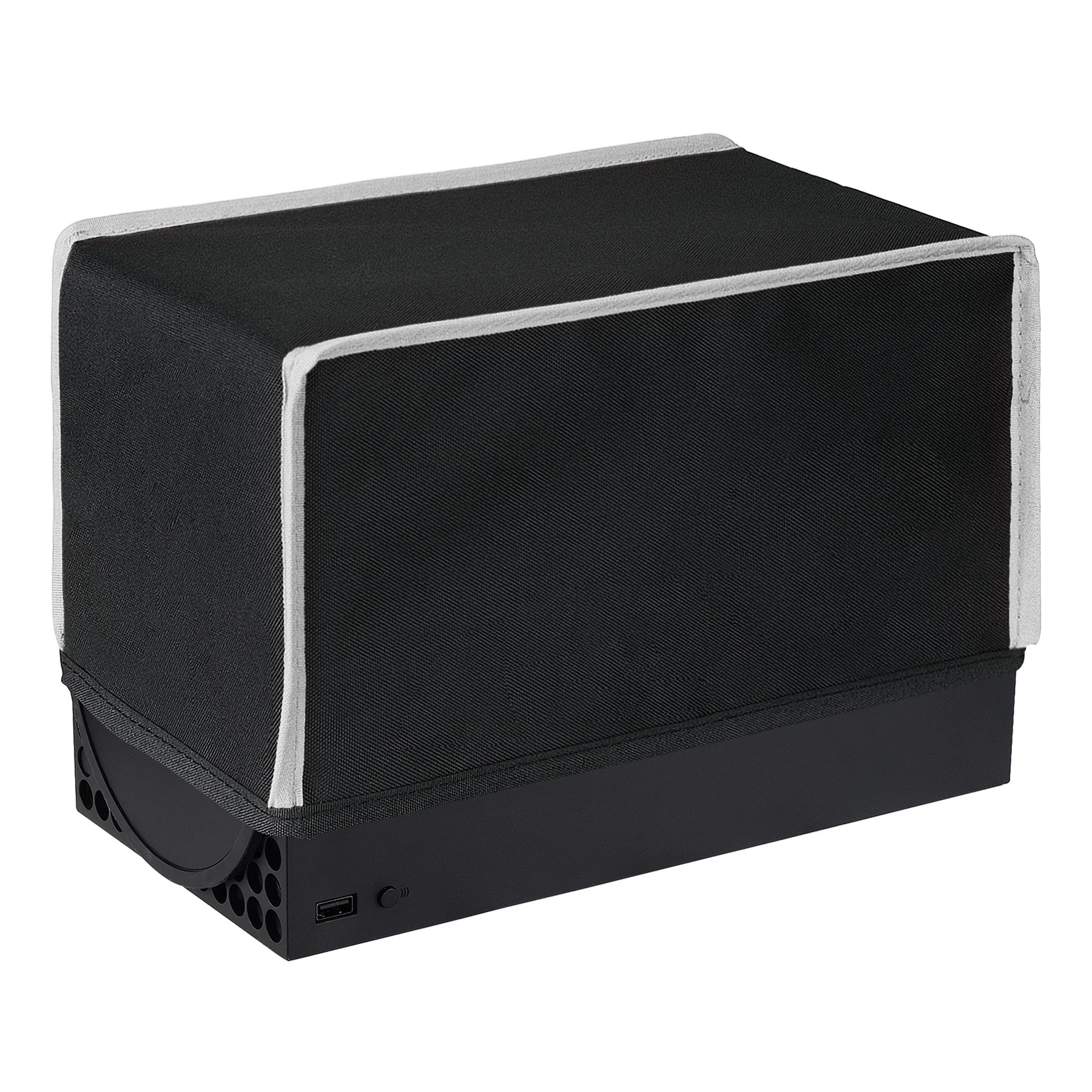 PlayVital-cubierta antipolvo Horizontal de nailon negro para consola Xbox Series X, funda impermeable antiarañazos