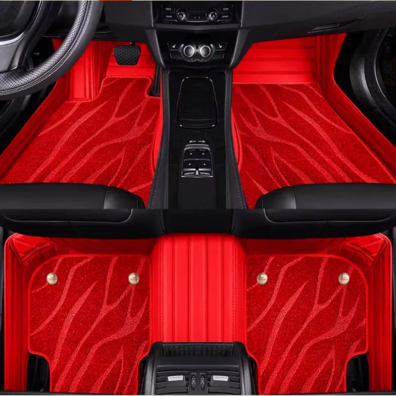 

Custom special car floor mats for Toyota RAV 4 2026 High quality rugs durable waterproof double layers carpets for RAV4 XA60
