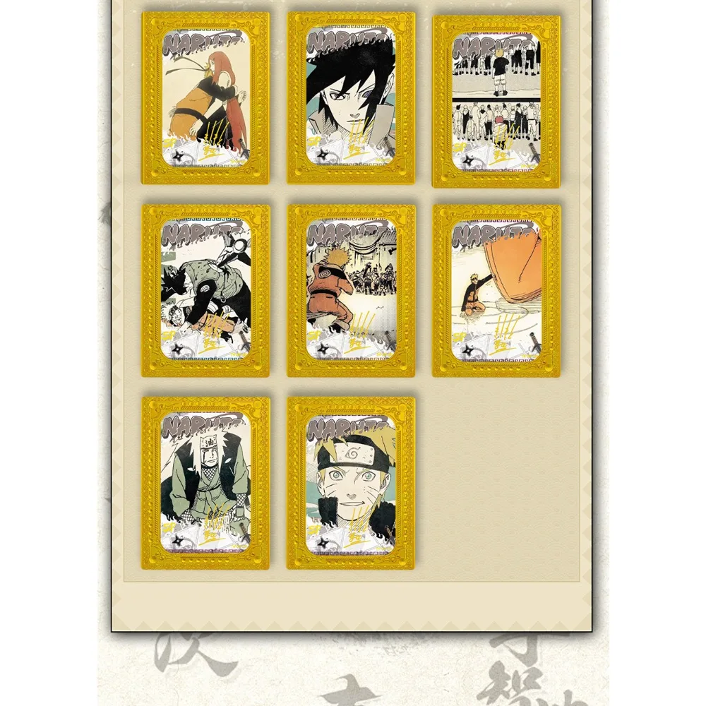 Japanese Fantasy Battle Anime Collection Cards Highly Beloved Character High Quality Exclusive Enamel Inlaid Cards Creative Gift
