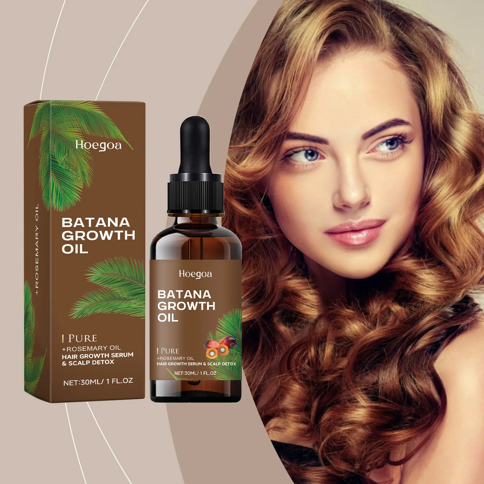 Batana Hair Growth Oils Scalp Treatment Reducing Loss Repairing Damaged Preventing Baldness Deeply Moisturizing Hair Care Serum