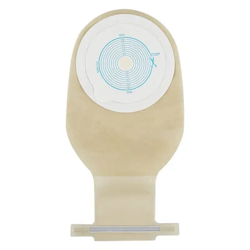 10 All Kinds of Disposable One-piece Ostomy Bag Belt Flat Bottom Ostomy Bag Convex Stool Bag Colostomy Pouch Opening