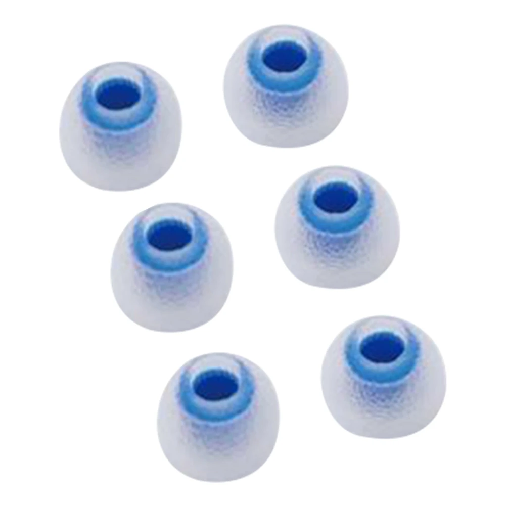 أطراف أذن من السيليكون مكونة من 3 أزواج من أطراف الأذن، استبدال أطراف الأذن، سماعات داخل الأذن من السيليكون لعزل الضوضاء L