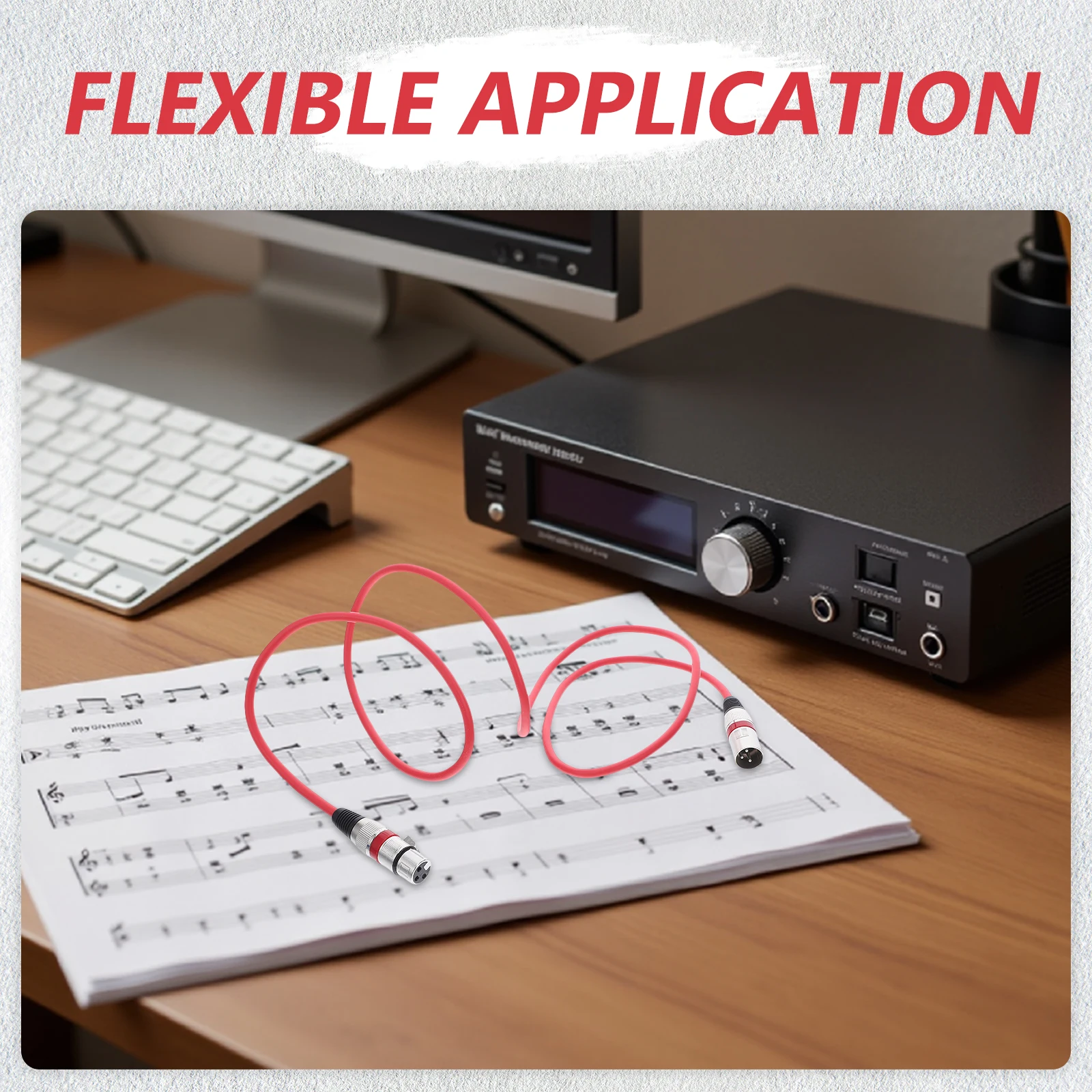 

5 Pcs Audio Cable Set Microphone Wire Male to Mixer Cables for Speakers and Cord Copper Recording Xlr with