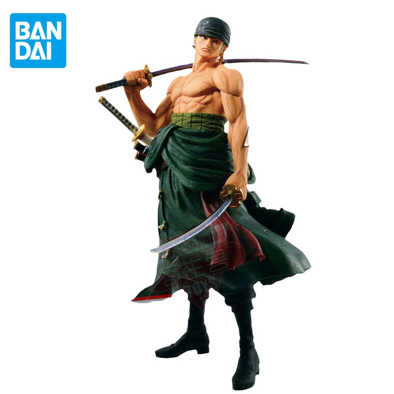 

Фигурка Bandai из аниме «ророноа Зоро», оригинальная цельная экшн-фигурка, игрушки для детей, подарок, Коллекционная модель, украшения, куклы