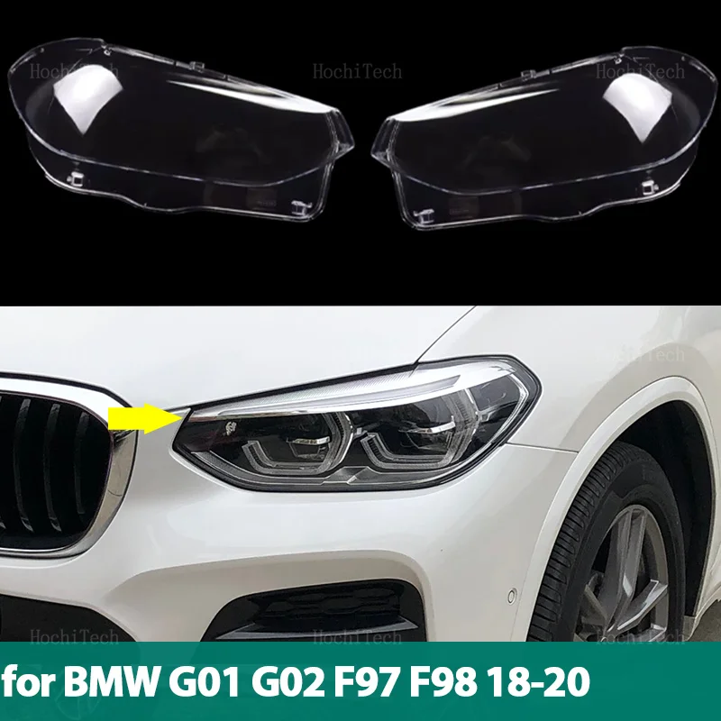 

Car Headlamp Cover Headlight Lens Glass Cover Lampshade Shell Covers For BMW X3 X4 X3M X4M G01 G02 F97 F98 pre-facelift 2018-20