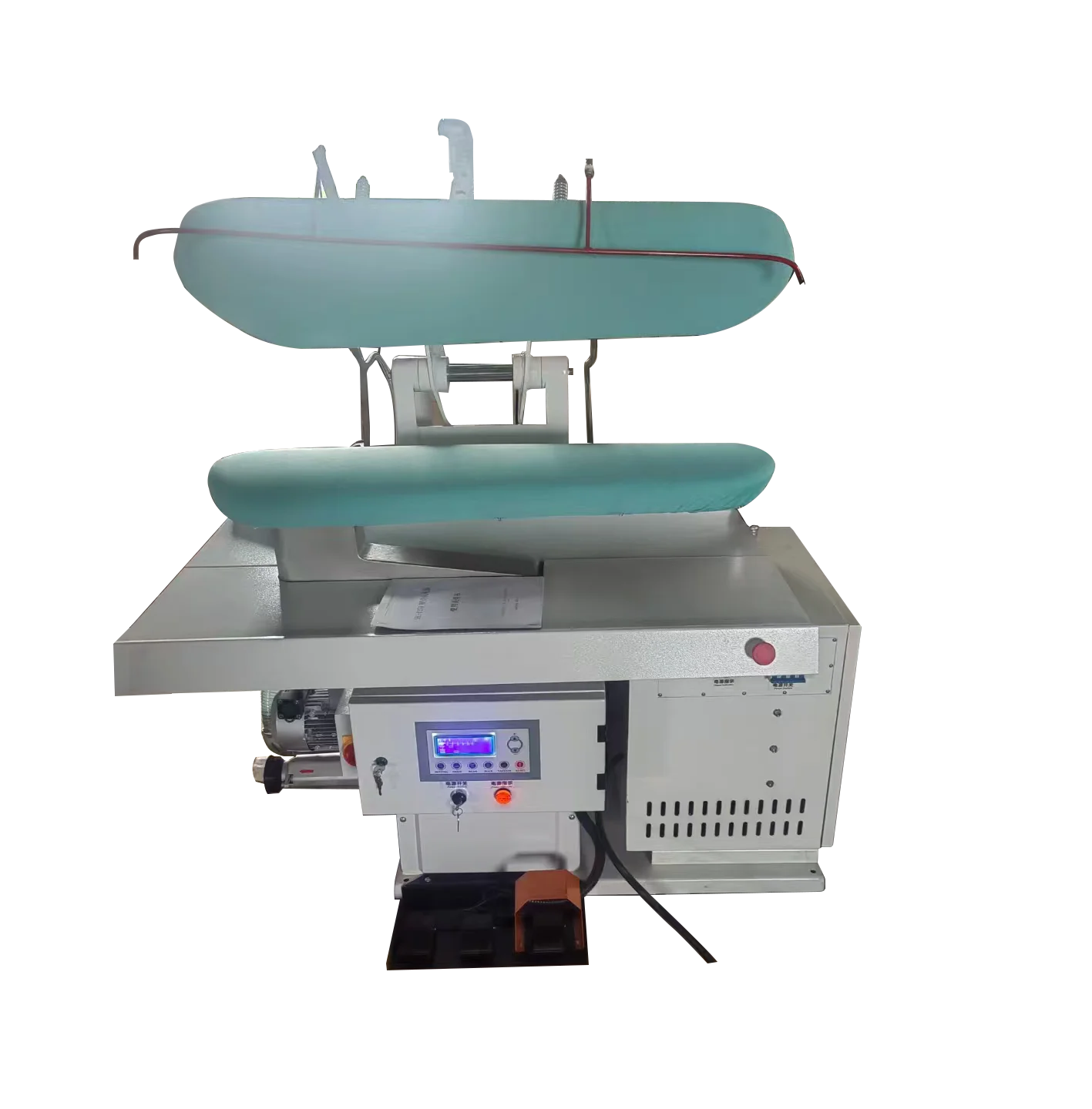 Integrated Automatic Garment Laundry Steam Laundry Press Iron Equipment Machine with 12kw Boiler for Hotel Use