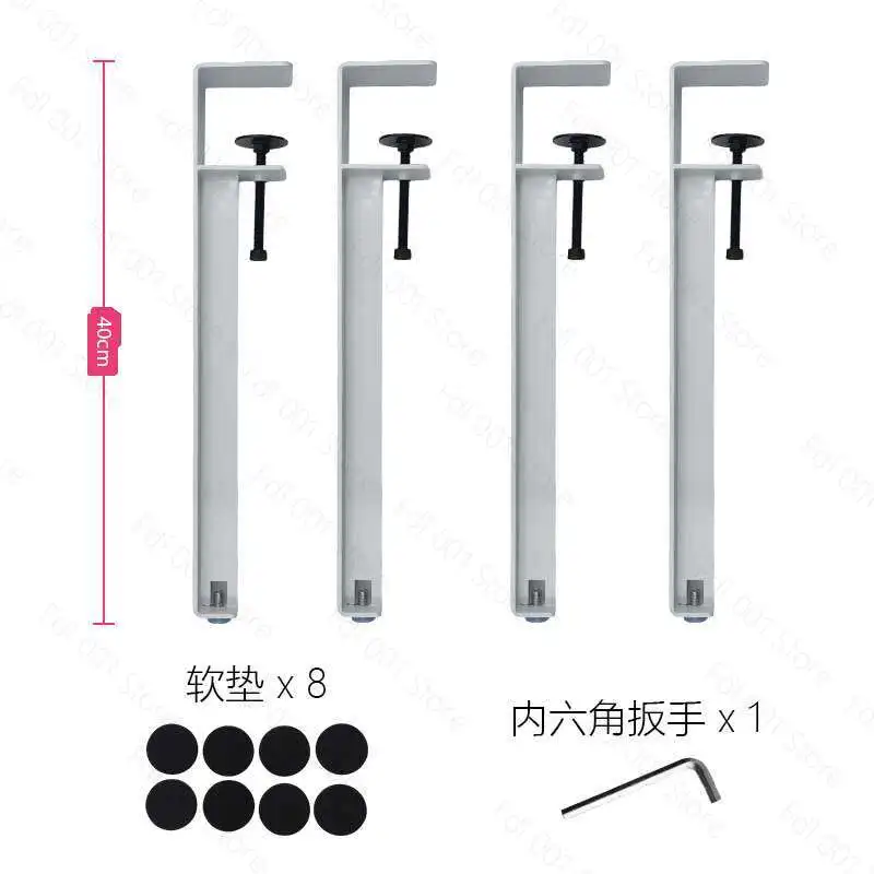 Nordic Style Metal Table Legs F Clamp DIY Desk Legs Narrow Stand for Tabletop
