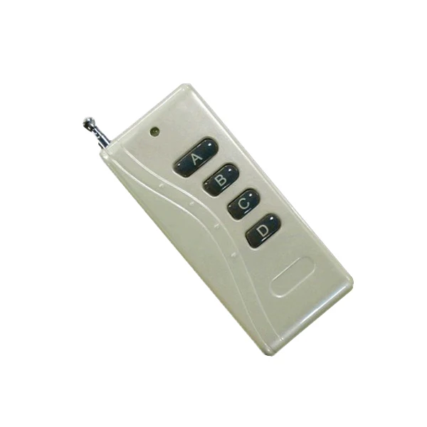 433MHz Long Distance 4 Button Universal Learning Code RF Remote Control DC12V For Garage Gate Door Small Motor Water Pump