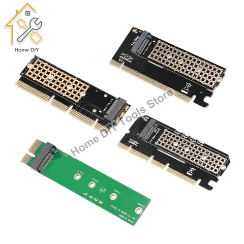 M.2 NVMe M-Key to PCIe 3.0 SSD Adapter Card PCIe X4 X8 X16 For Desktop PC PCI-E Graphics Card Sot