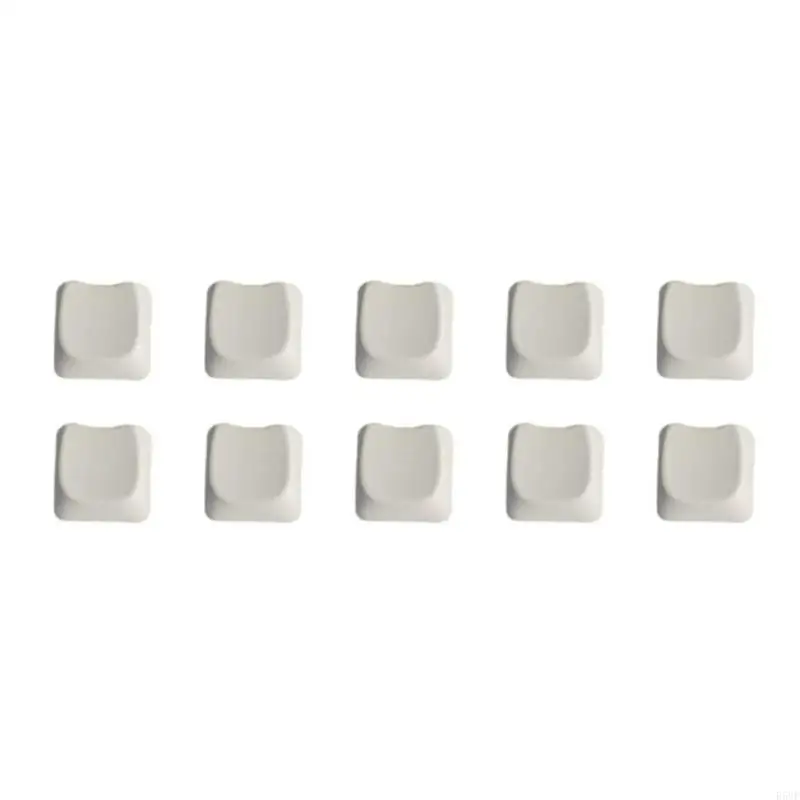 R58F XDA PBT Cats Head Shaped Keycaps Square Thermals Sublimations Keycaps for Mechanical Keyboards Customization