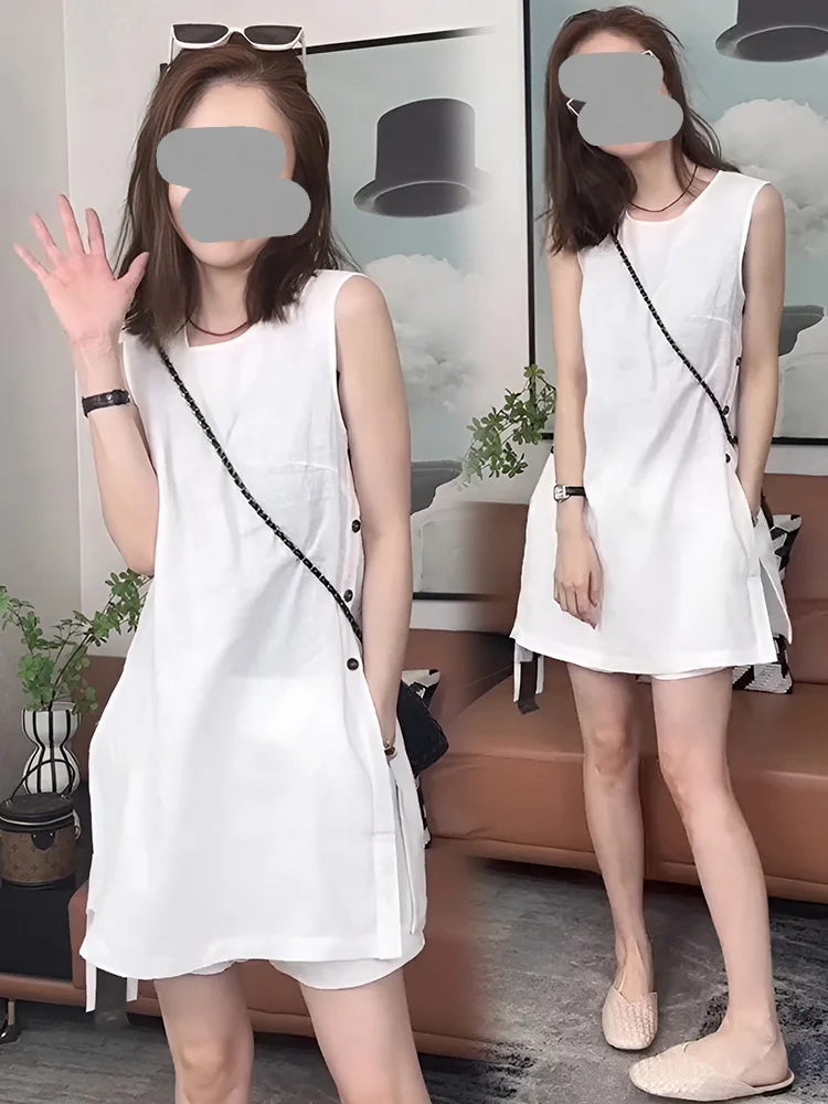 Conjunto redondo morado Ne Svel para mujer, Top informal de talla grande, traje de dos piezas a la moda, Primavera Verano 2025