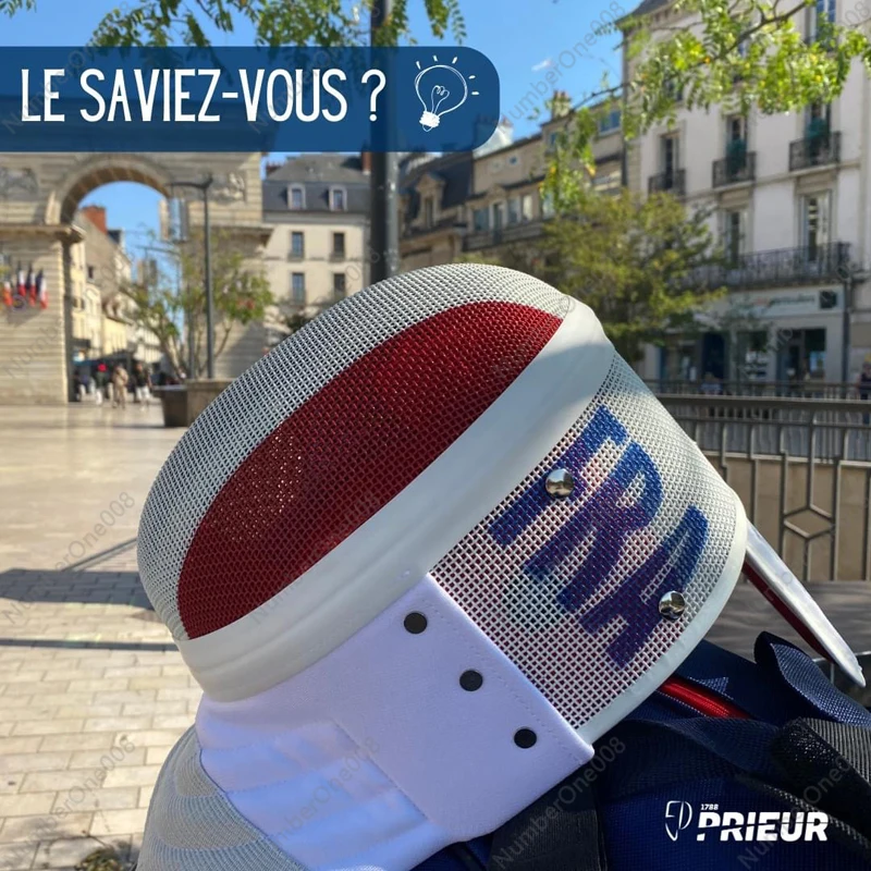 Prieur Pierre Mask Imported From France FIE1600N Certified Fencing Equipment Foil Epee Color Light Face Protection