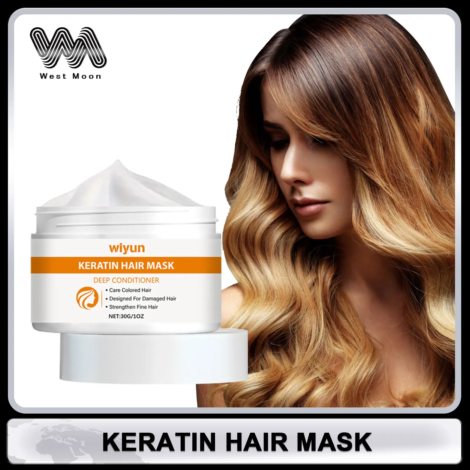 

Hair Mask Keratin Repair Damaged Hair Split Ends Remover Dry Frizzy Hair Repair Smoothing Nourishing Strengthen Roots Hair Care