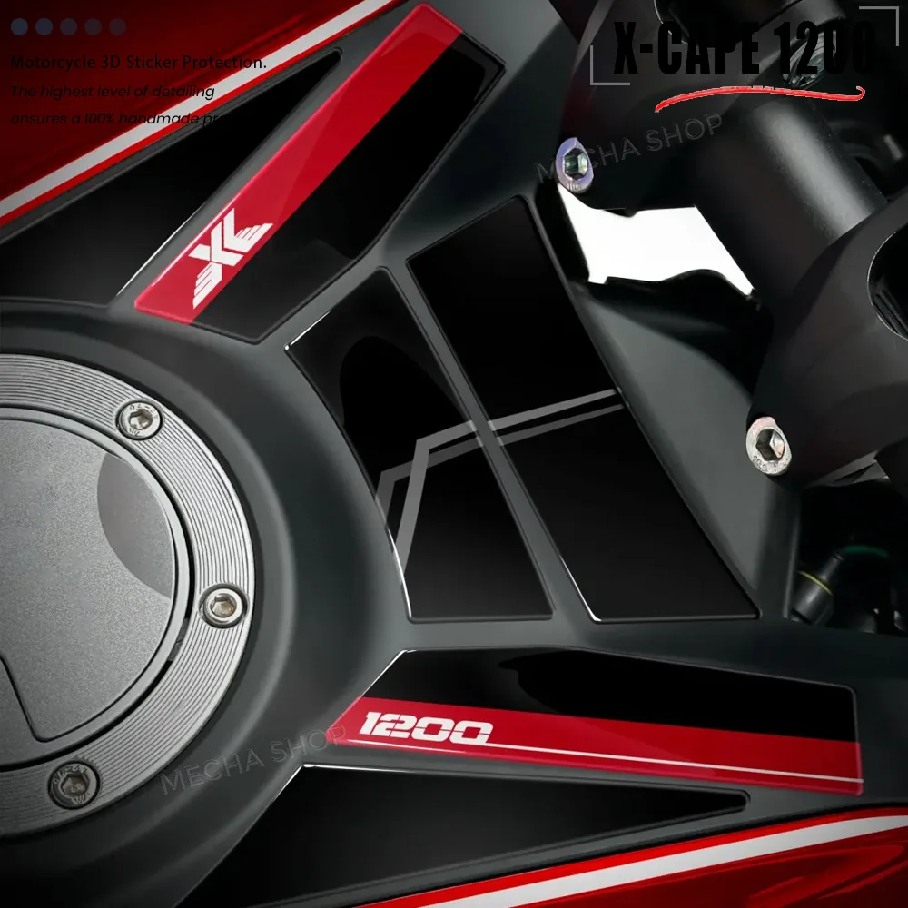 Acessórios para Motocicletas: Adesivo Gráfico 3D em Resina, Impermeável, para Proteção Superior da Tampa do Tanque de Combustível para Moto Morini X-cape 1200 2026