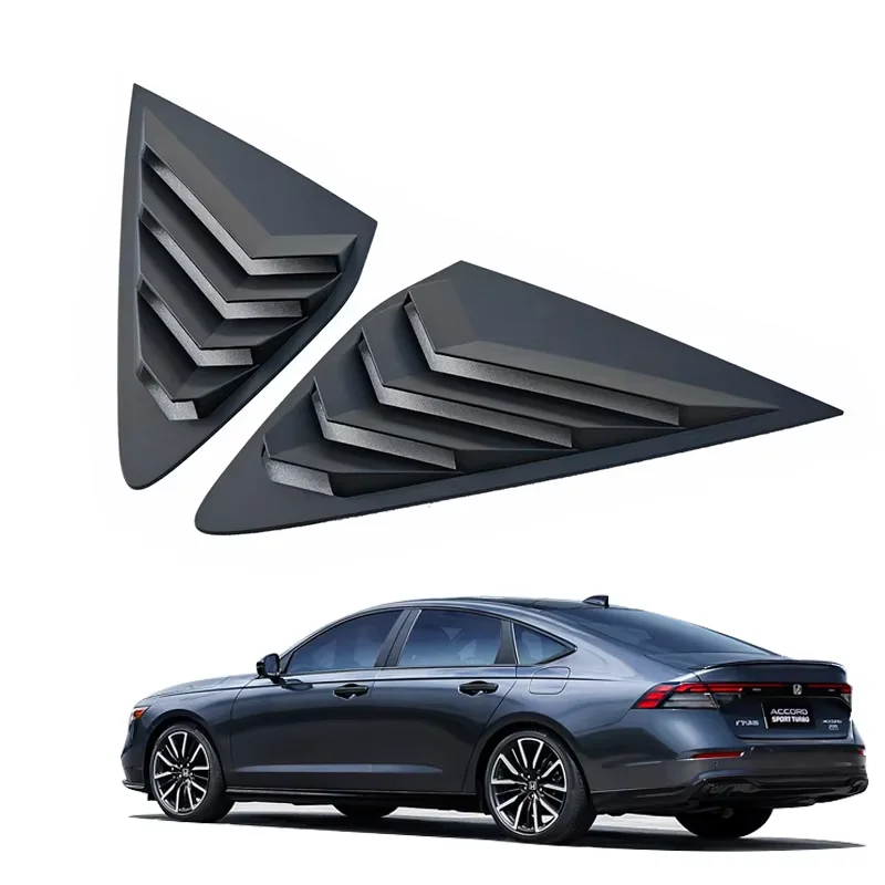 

Для Accord 11th 2023-2025 Автомобильное заднее треугольное окно, жалюзи, защитный чехол, внешний Стайлинг автомобиля, внешние аксессуары