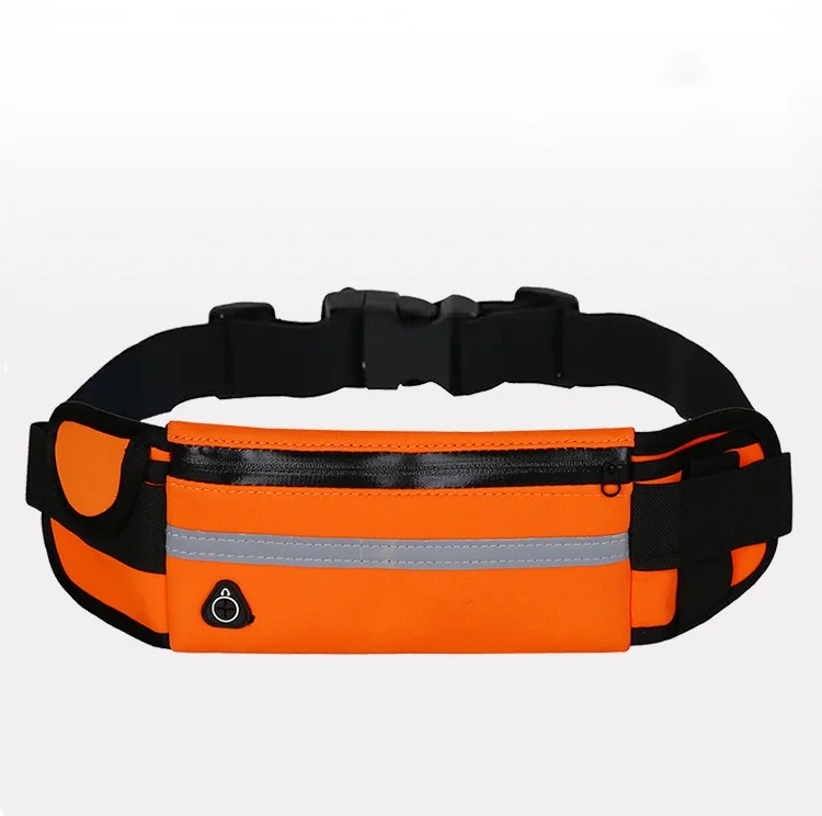 Yoga sports bag with brand logo women multi-function waist pack waterproof phone bag men single-shoulder bag with headset hole