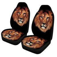 Lion Animal Ferocious Car Seat Cover Easy Install Universal Fit Car SUV Truck Sedan Car Interior Accessories Pattern