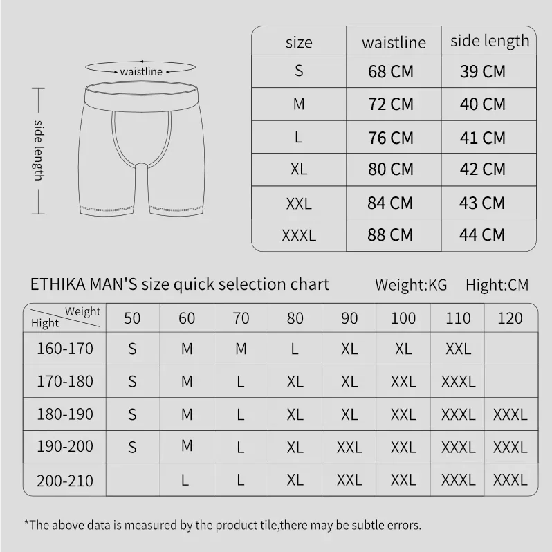 1PC  Men Panties Underwear Men Boxer Cueca MaleLingerie Sexy Underpants Boxershorts Boxerbriefs Plus Size Boxer Briefs