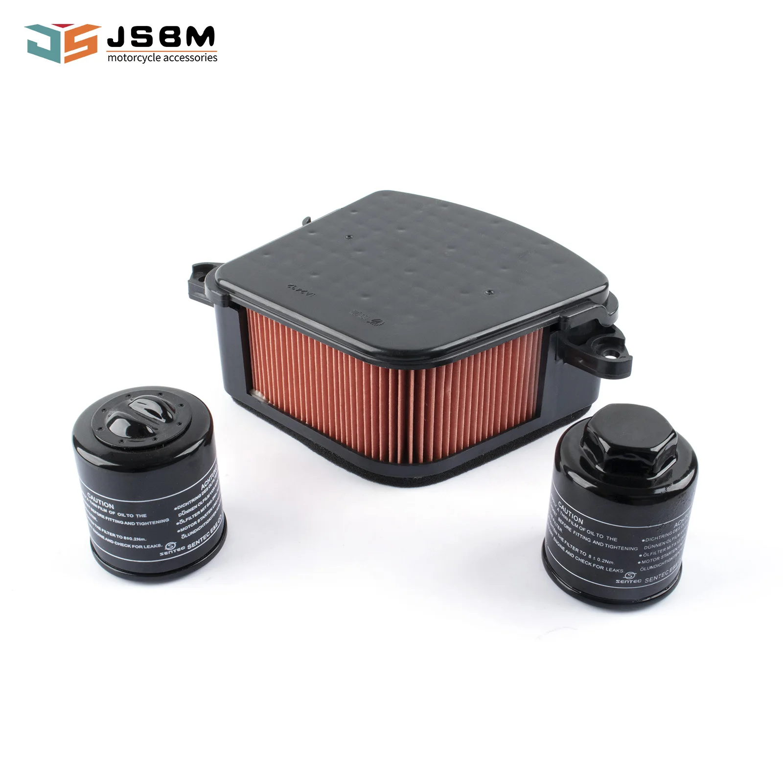 JSBM Motorcycle Accessories Air Filter Oil Filters Kit For HYOSUNG GV300 QH300-A QM300 GV300S Engine Intake Cleaner Element