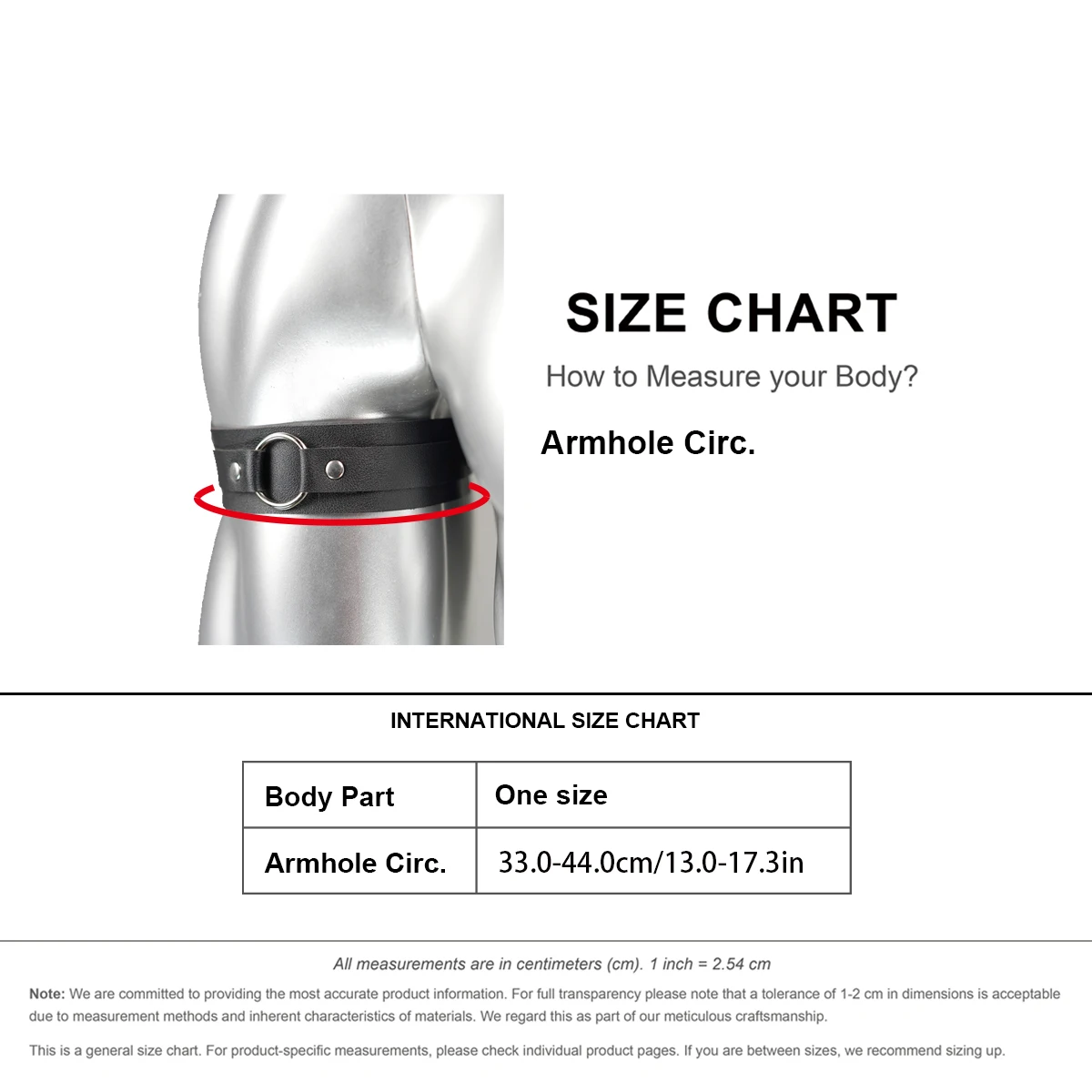 Punk Leder Körperkette Punk Leder Taillenkette Punk Taillengürtel Damen Leder-Armband – Elegantes schwarzes Design, verstellbare Passform, Metall-O-Ring-Detail, modisches Arm-Accessoire – Detail 7