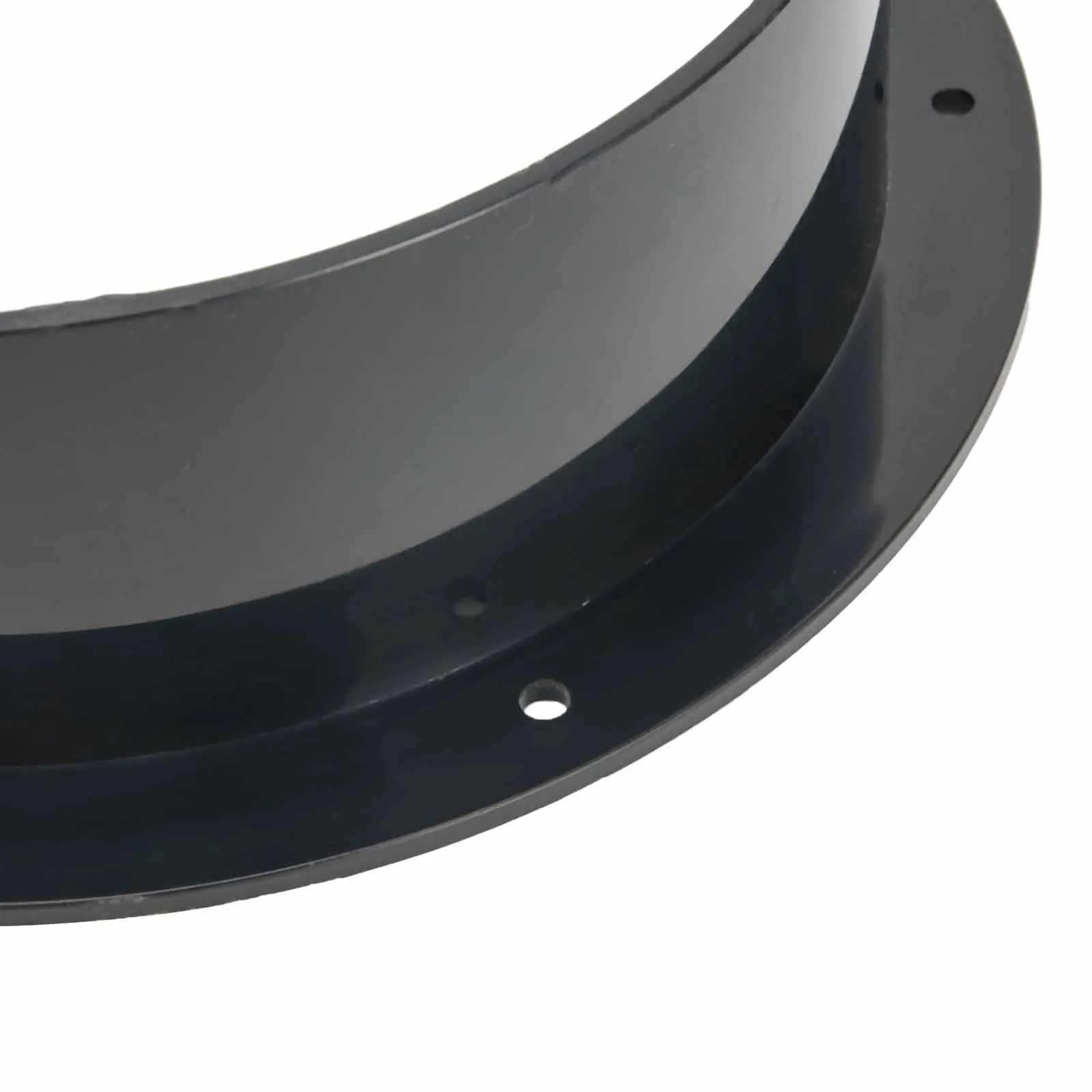 Low Air Resistance Replaceable Accessories Straight Pipe ABS Air Duct Connectors Flange Ventilation Ducting High Strength
