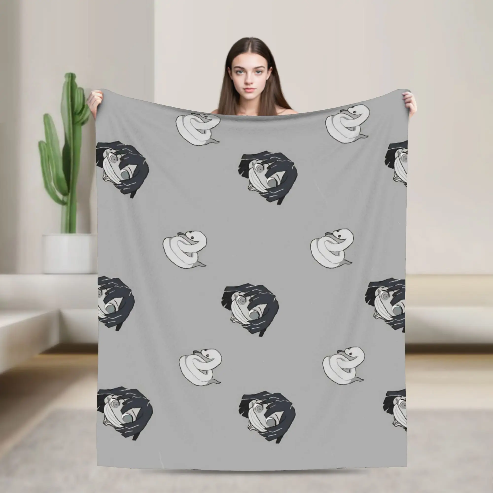 Nagito Komaeda  Blanket Quality Soft Warm  Throw Blanket Autumn Boy Girl Couch Chair Sofa Bed Funny Bedspread