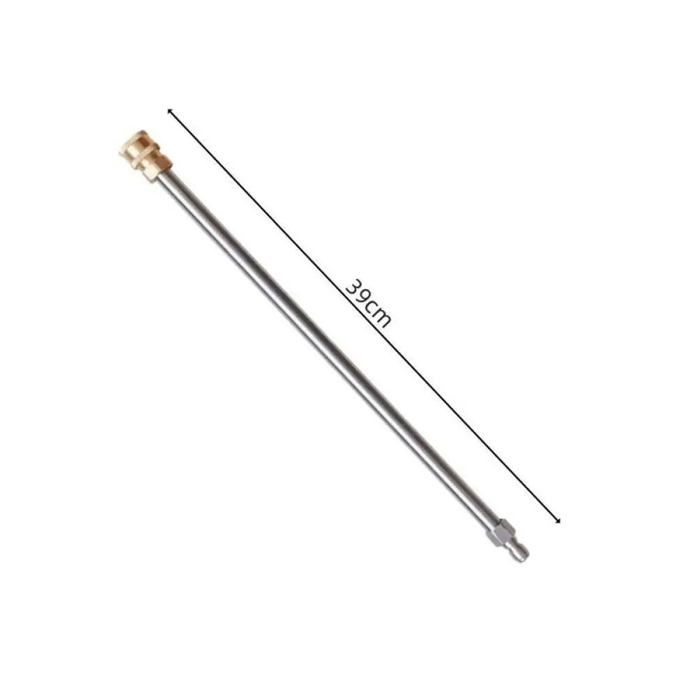 Durable Stainless Steel Pressure Washer Wand 17 Inch Quick Connect Extension Lance For Professional Cleaning Applicator