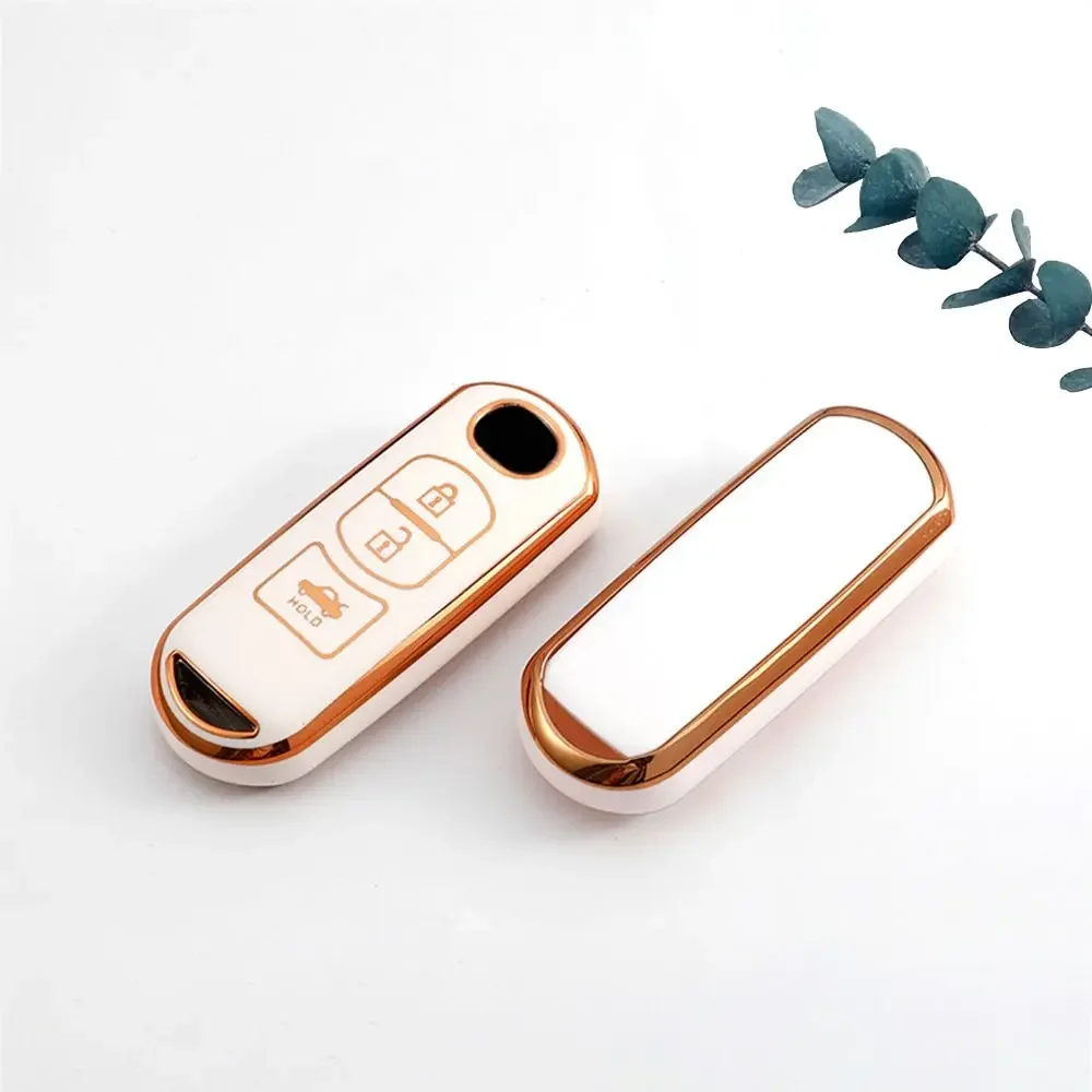 New Protector Skin Key Fob Cover Holder Remote Key Case Shell Cover For Mazda 2 3 6|Atenza|Axela