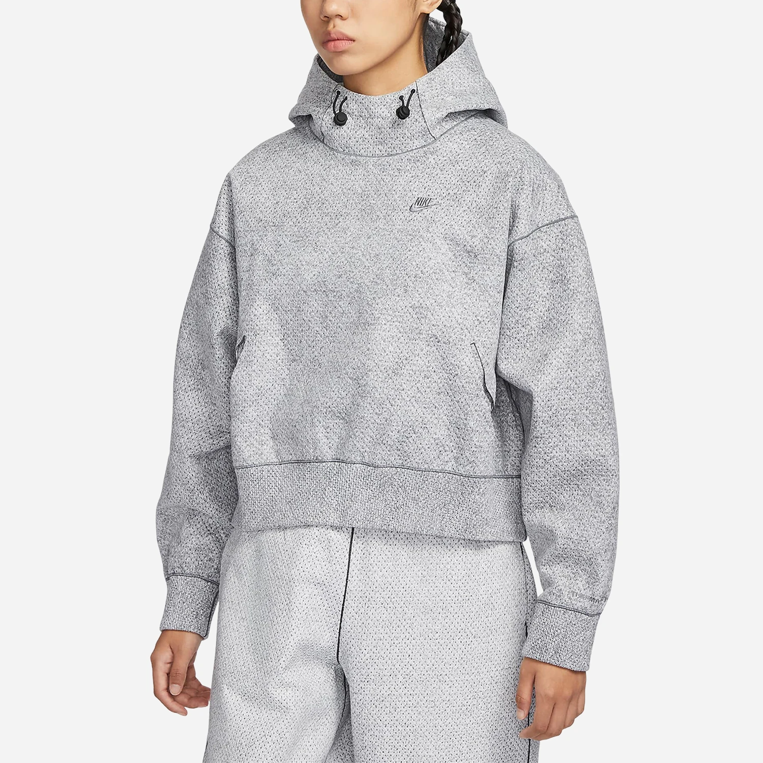 

Nike Genuine FORWARD Women's Fashion Loose Casual Hooded Sweatshirt FN0297-077