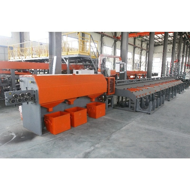 Towable High Speed 150m Min PC Bar Straightener Cutter Precision 1mm High Tensile Wire Straightening Machine For Spun Pile
